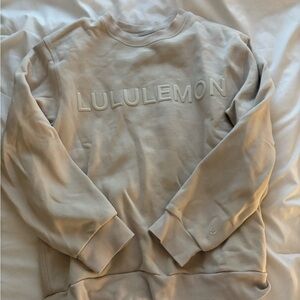 lululemon athletica Men's Beige Crewneck Sweater